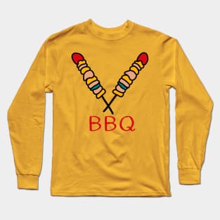 funny smoke barbecue BBQ grill Long Sleeve T-Shirt